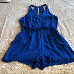 Express Vibrant Blue Romper--Size 8